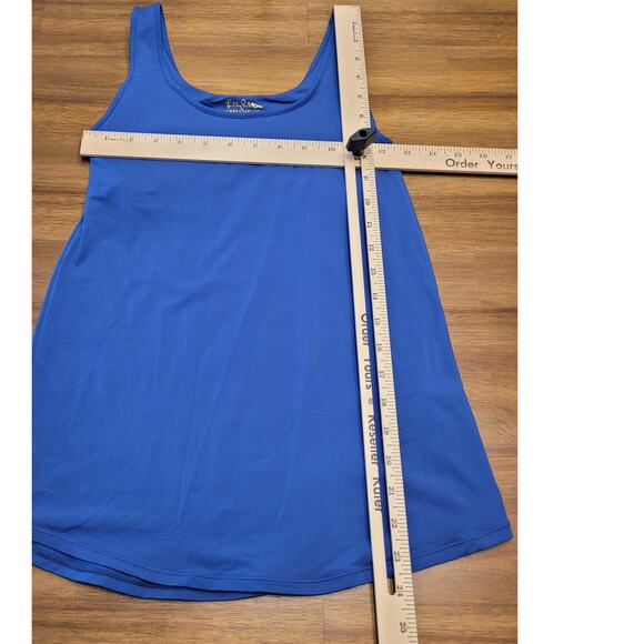 Lilly Pulitzer Luxletic Westley Active Tank – XXS Blue UPF 50+ EUC Preppy Chic - Picture 6 of 10